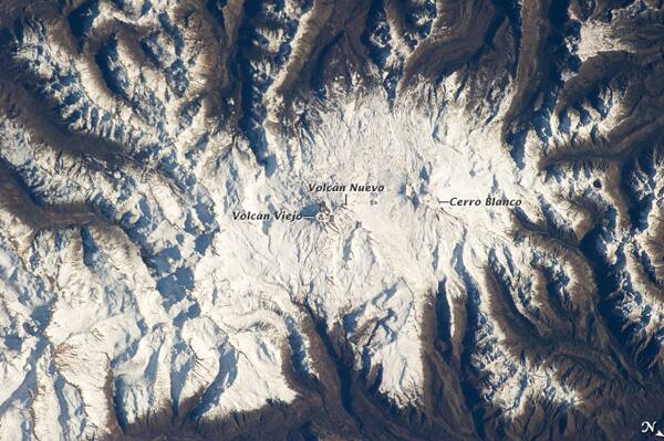 NASA International Space Station Nevados de Chillán